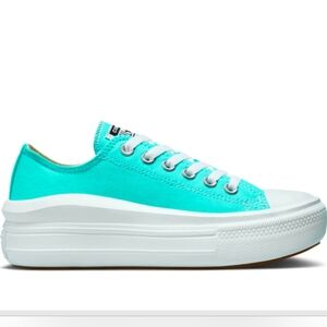 Converse Aqua & White Chunky Sneakers